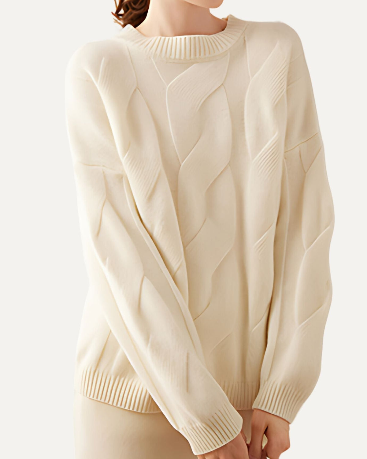 Sarah Classic Silhouette 100% Cashmere Knit Jumper – view 3