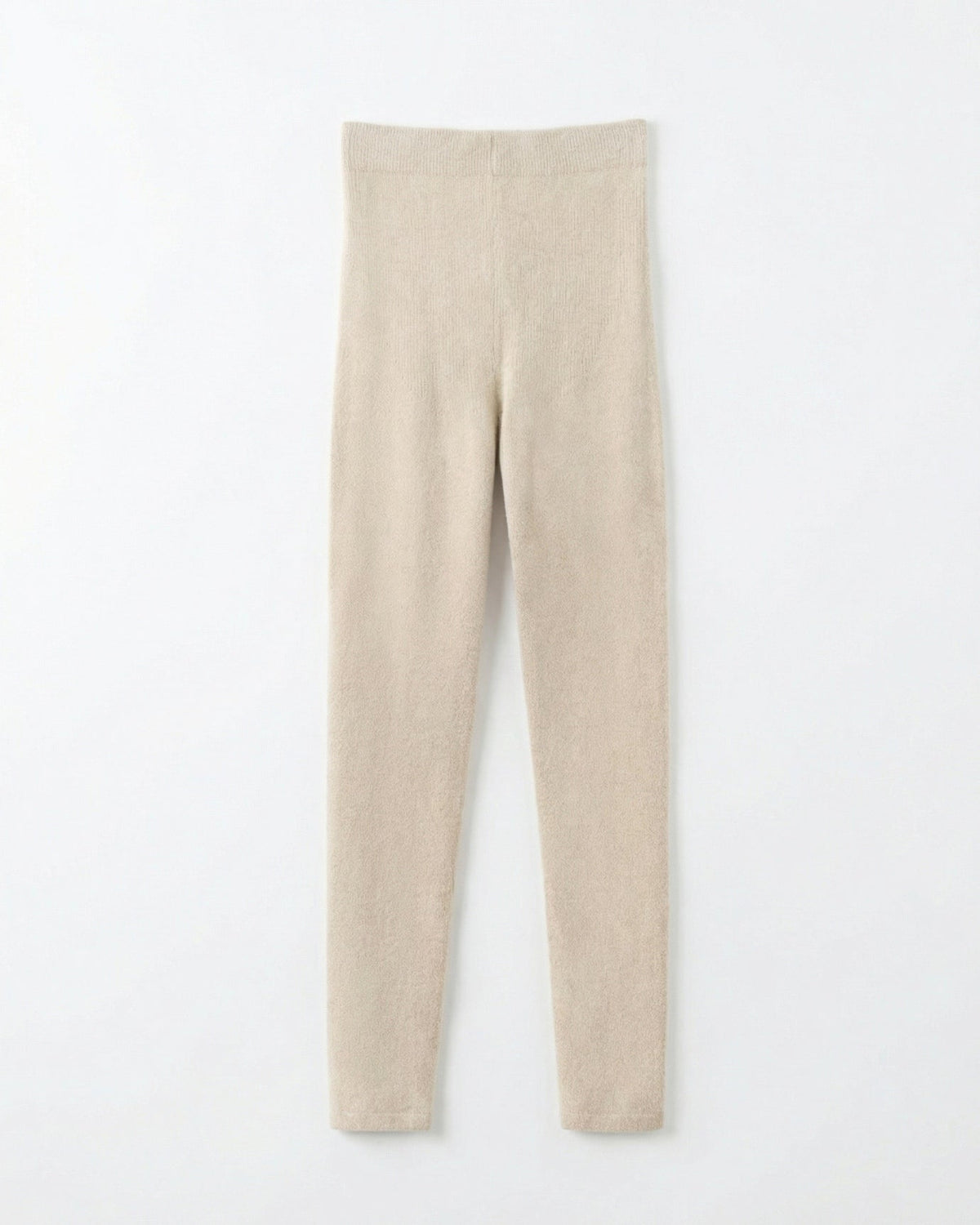 Dina Pure Cashmere Knitted Leggings with Elastic Waist – view 5