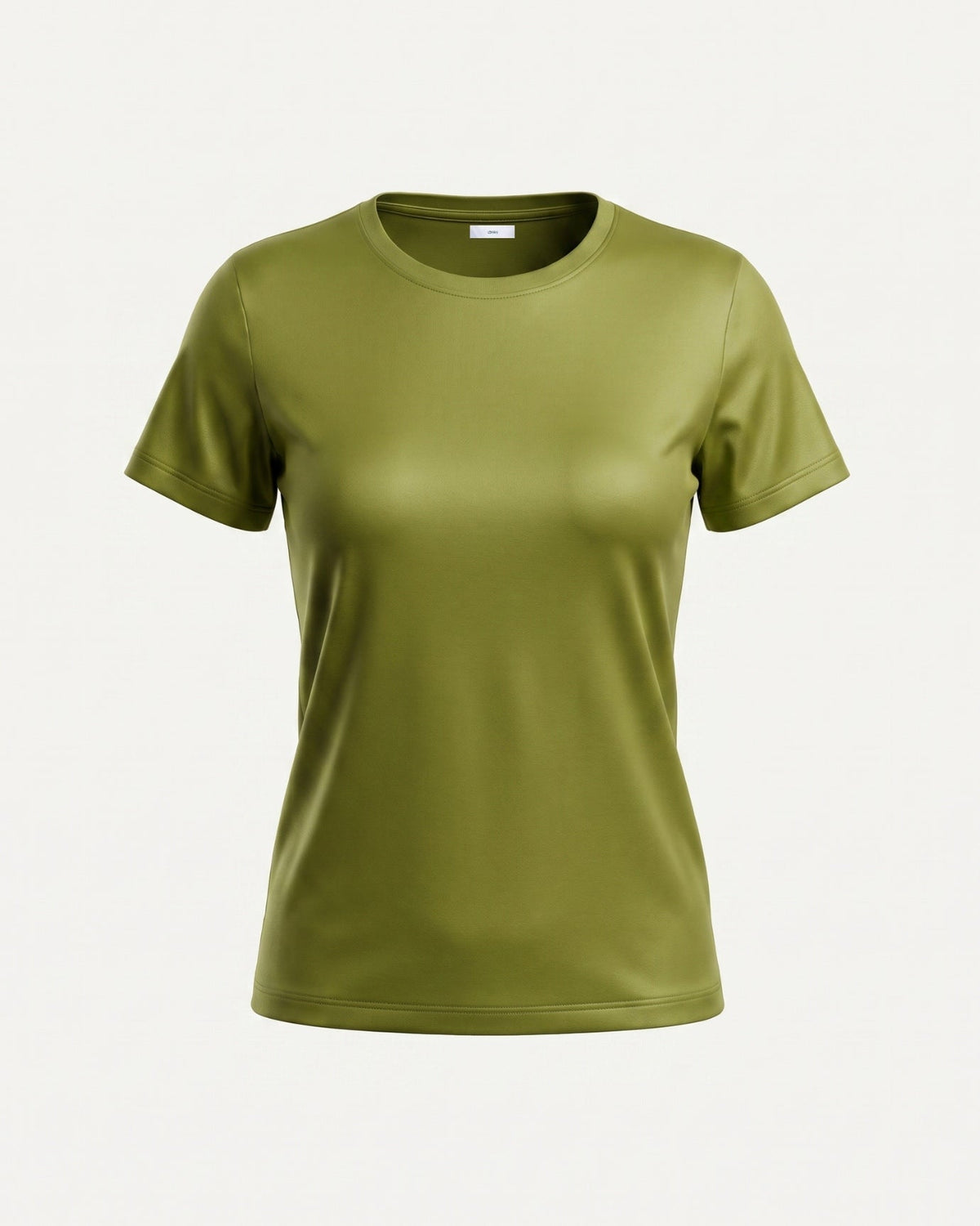 Mercerised Cotton Round Neck Tailored Fit T-Shirt – view 4