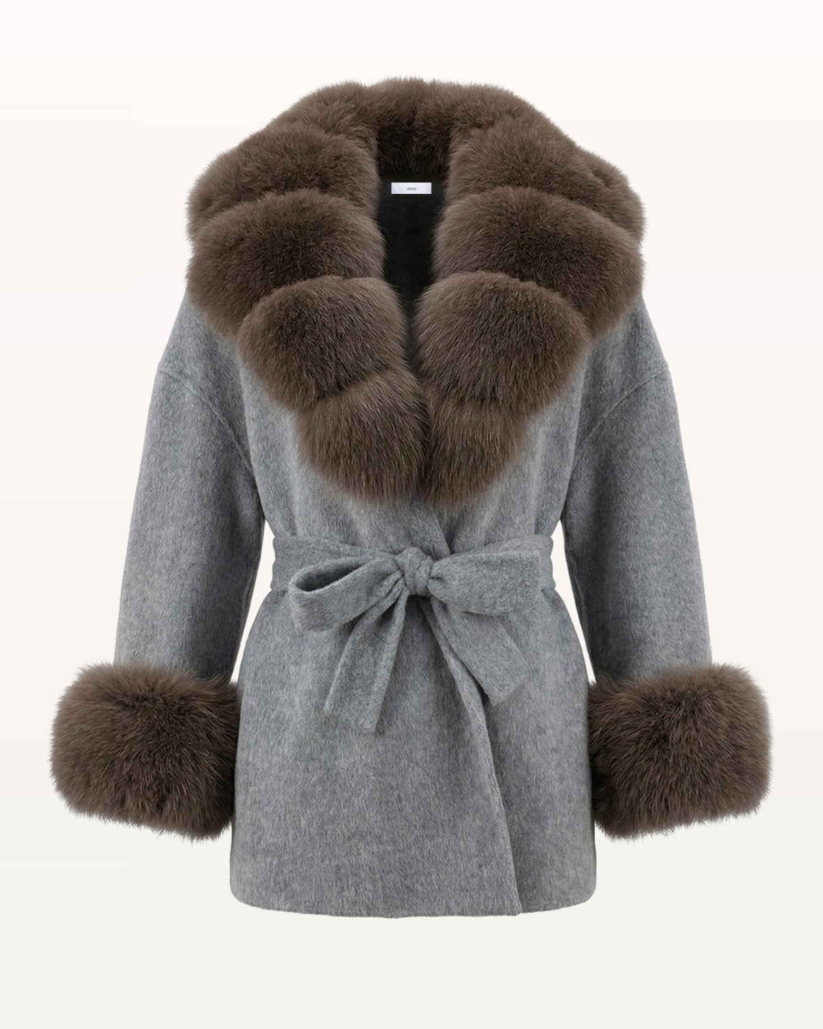 Divina Double-Sided Wool Coat with Statement Collar – view 7