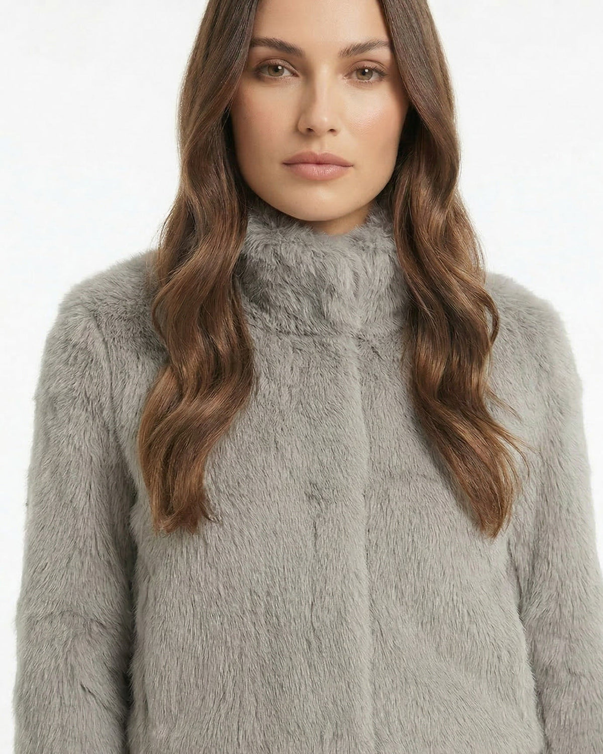 Lina Sculpted Leather Coat – view 12