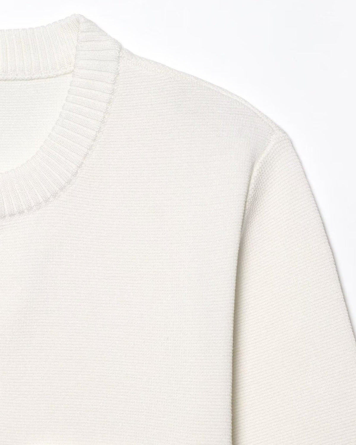 Minimalist Polyamide Knit Cardigan Top with Relaxed Sleeves – view 15
