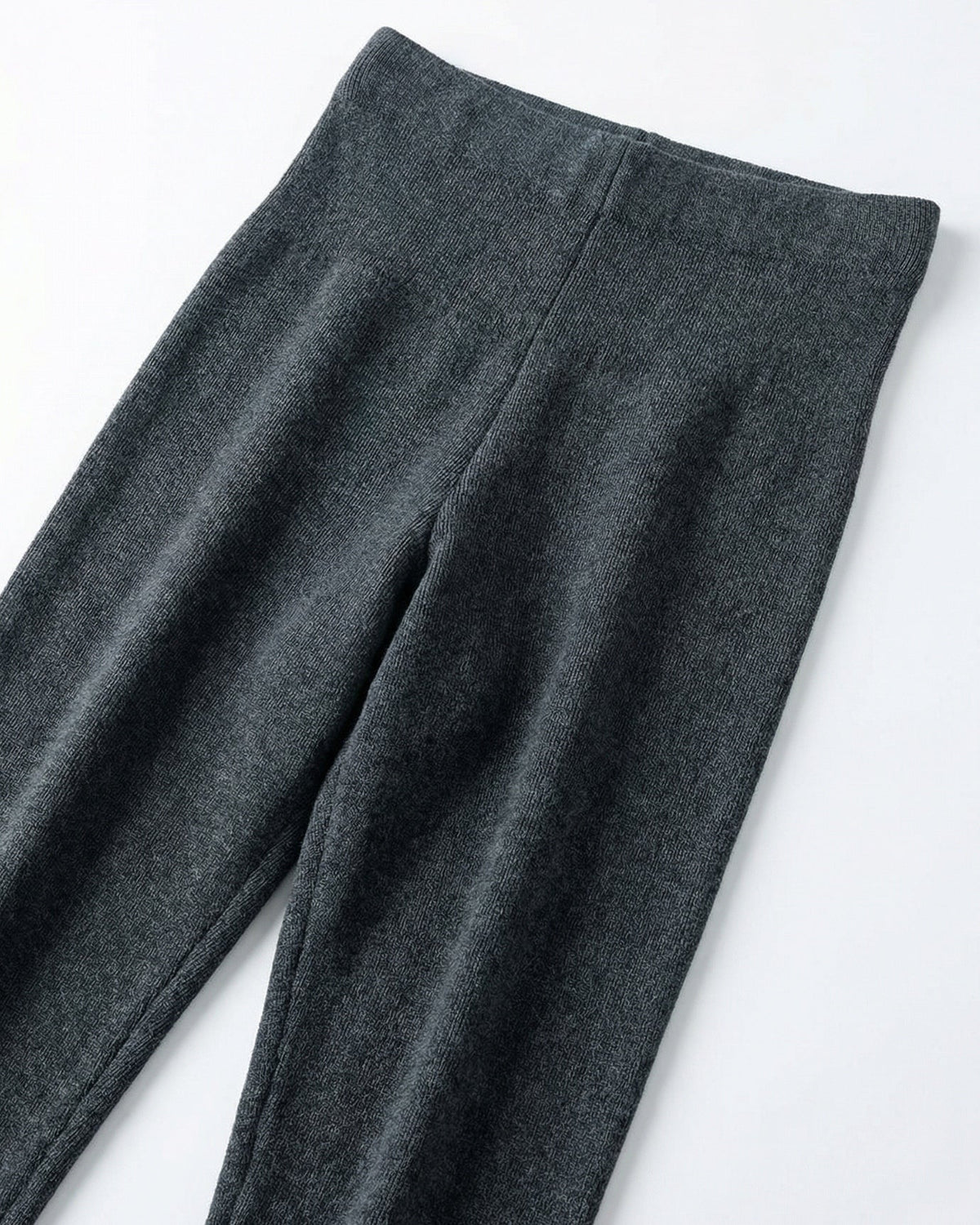 Dina Pure Cashmere Knitted Leggings with Elastic Waist – view 13