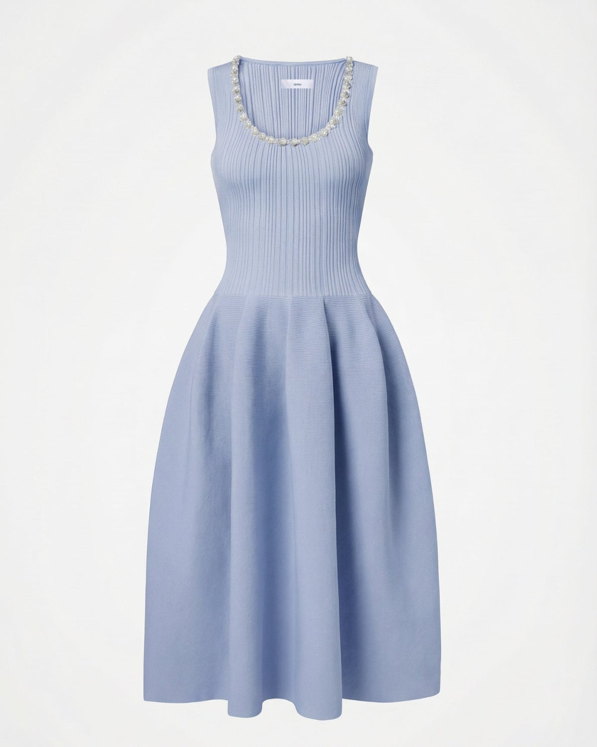 Kiara Rhinestone Slim Fit Stretch Viscose Dress