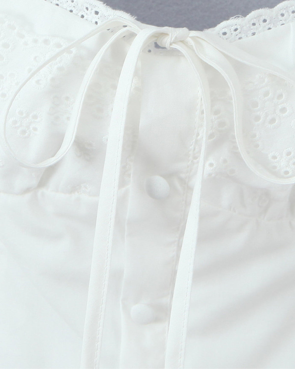 Lace Detail Slim Fit Mini Dress with Adjustable Tie Waist – view 8