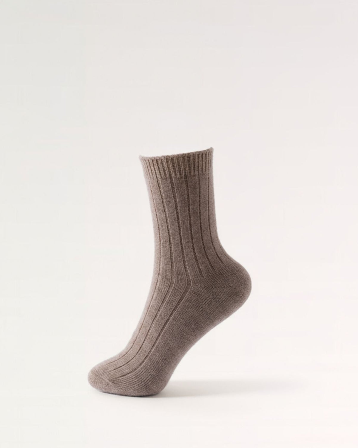 Soft Pure Cashmere Knitted Socks for Everyday Warmth