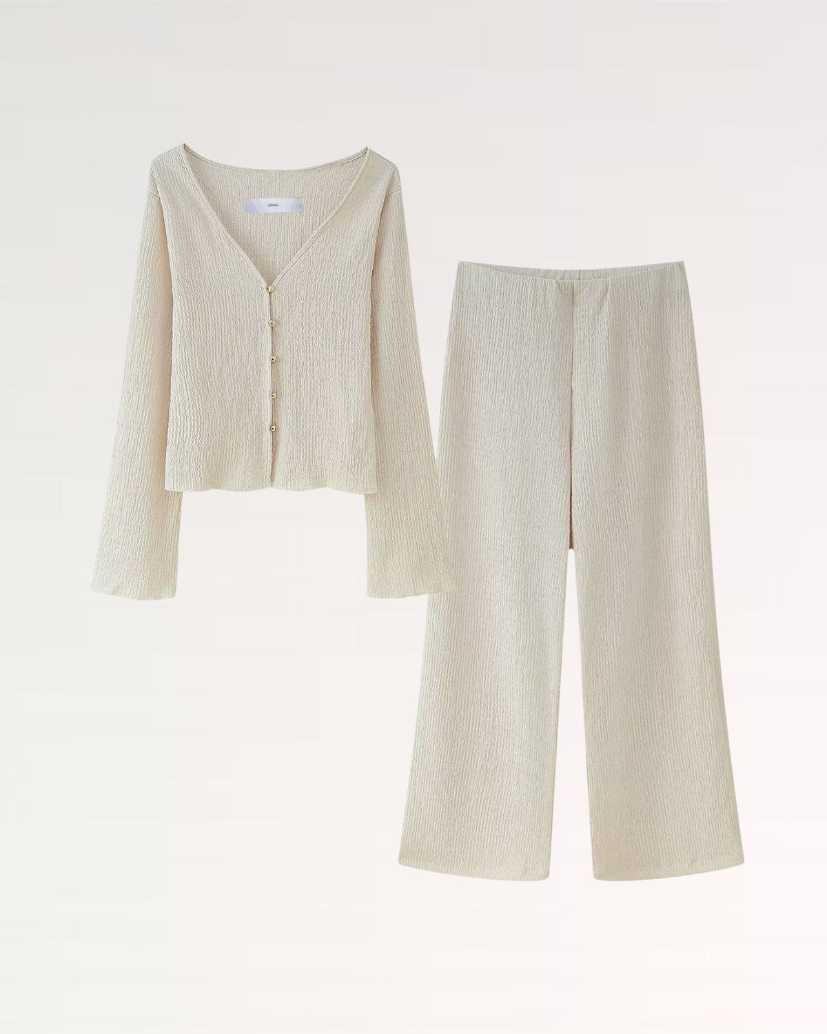 Lightweight Relaxed Fit Two-Piece Summer Co-ord Set