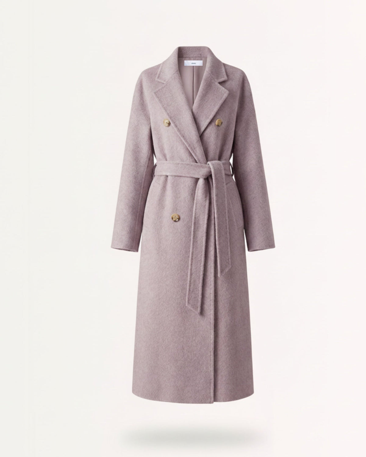 Handmade Double-Sided Suli Alpaca Blend Slim Fit Coat