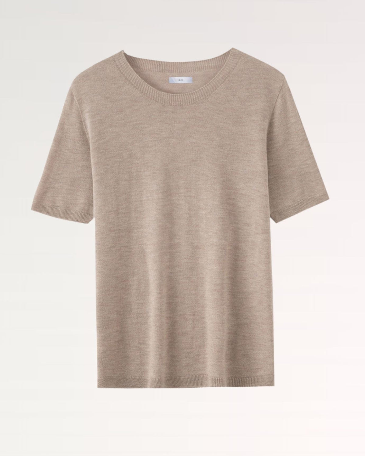 Soft-Touch Wool Blend Half Sleeve Knitted T-Shirt – view 5