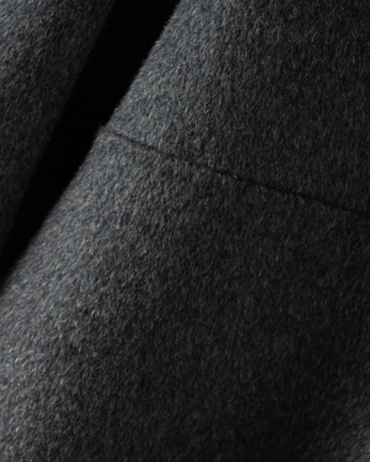 Rhi Double-Sided Pure Wool Short Coat with Toggle Buttons