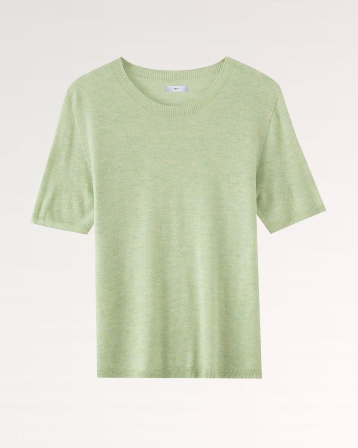 Soft-Touch Wool Blend Half Sleeve Knitted T-Shirt – view 9