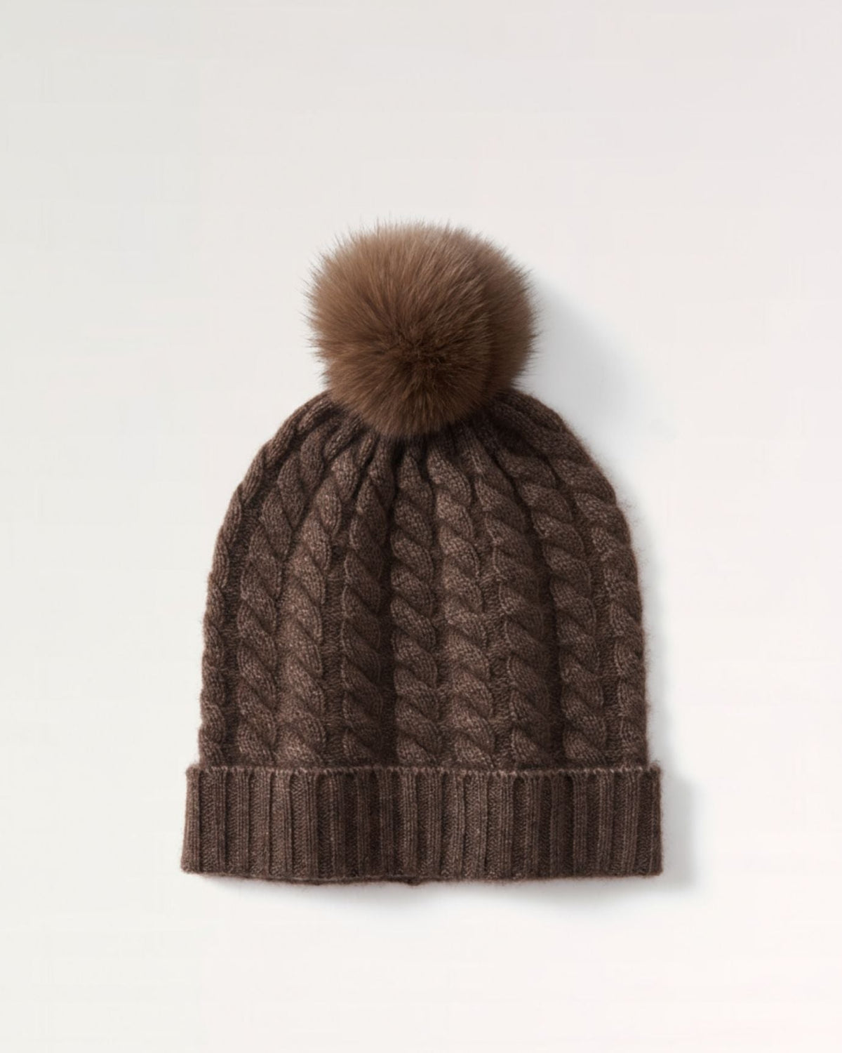 Soft Stretchy Knitted Pure Cashmere Winter Hat – view 6