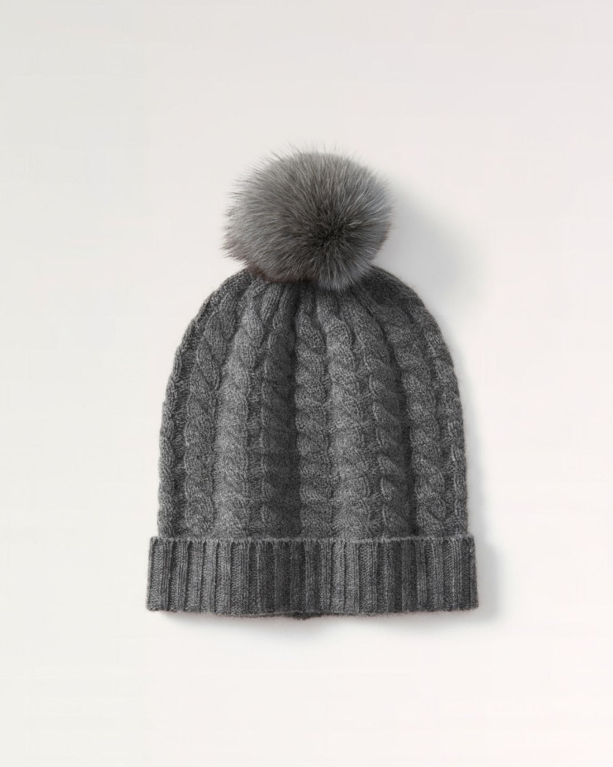 Soft Stretchy Knitted Pure Cashmere Winter Hat – view 8