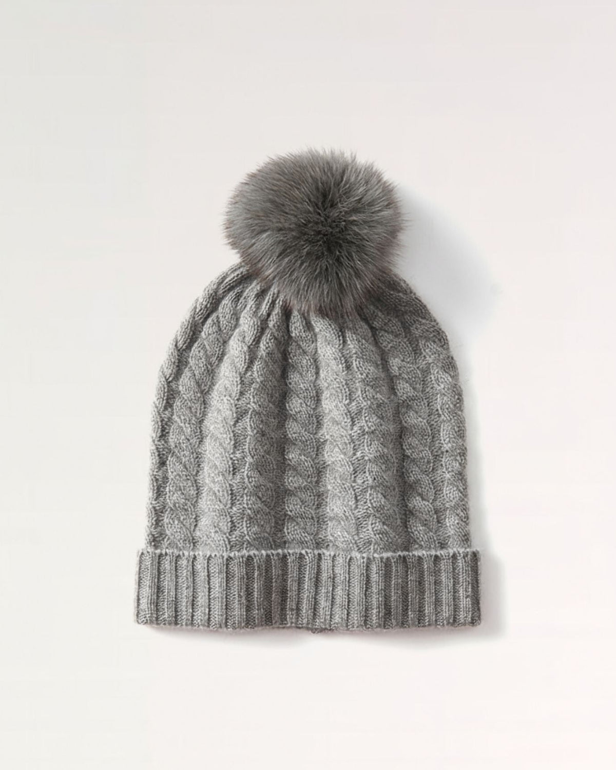 Soft Stretchy Knitted Pure Cashmere Winter Hat – view 10