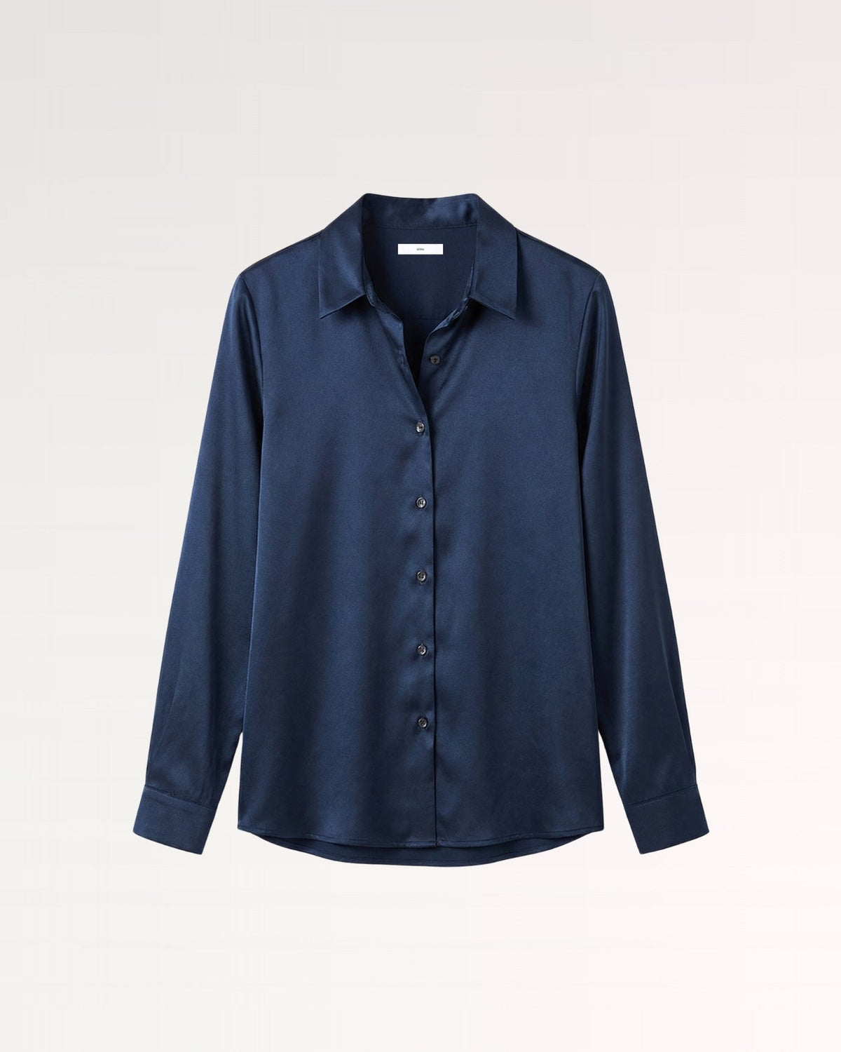Heavyweight Mulberry Silk Satin Shirt with Gentle Stretch – view 10