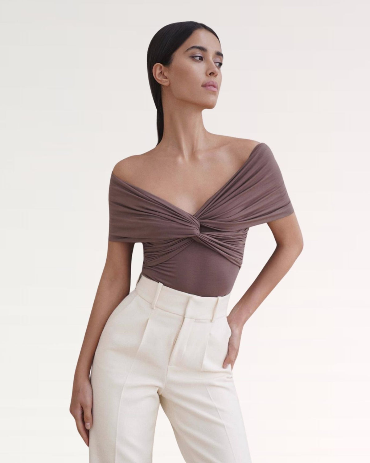 Lisa V-Neck Short Sleeve Regular Fit Stretch T-Shirt