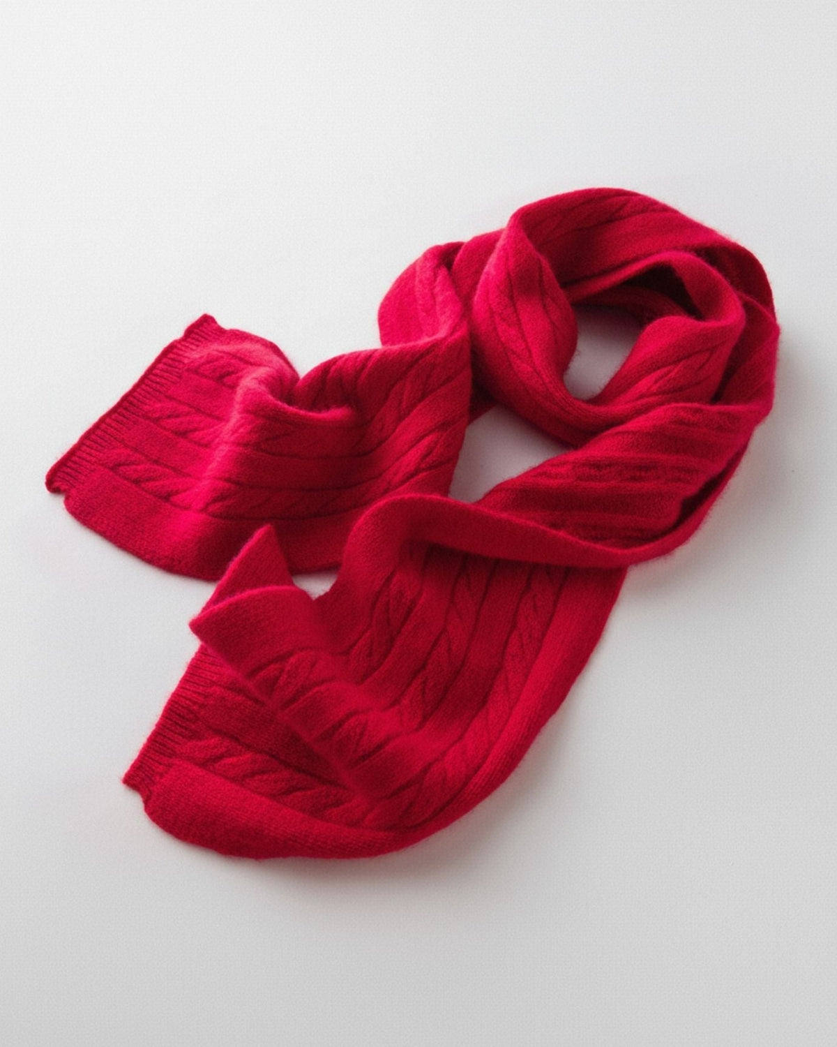 Thickened Long Scarf in 100% Pure Cashmere for Extra Warmth