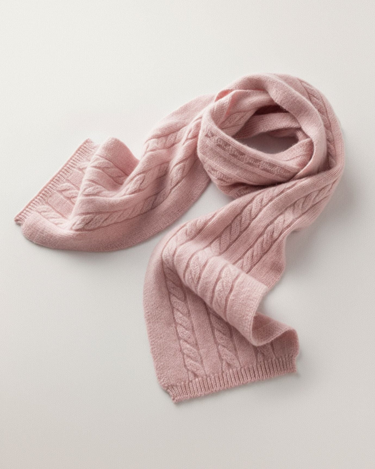 Thickened Long Scarf in 100% Pure Cashmere for Extra Warmth – view 3