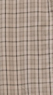 Arli Boxy Collared Long Sleeve Cotton Shirt – Beige/Brown Plaid – view 11