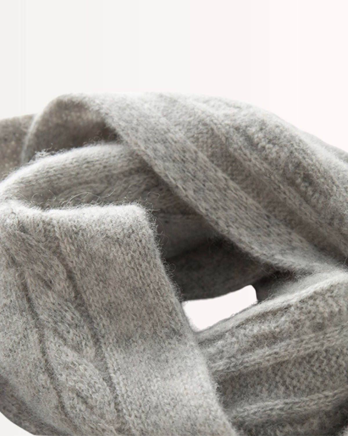 Thickened Long Scarf in 100% Pure Cashmere for Extra Warmth – view 6