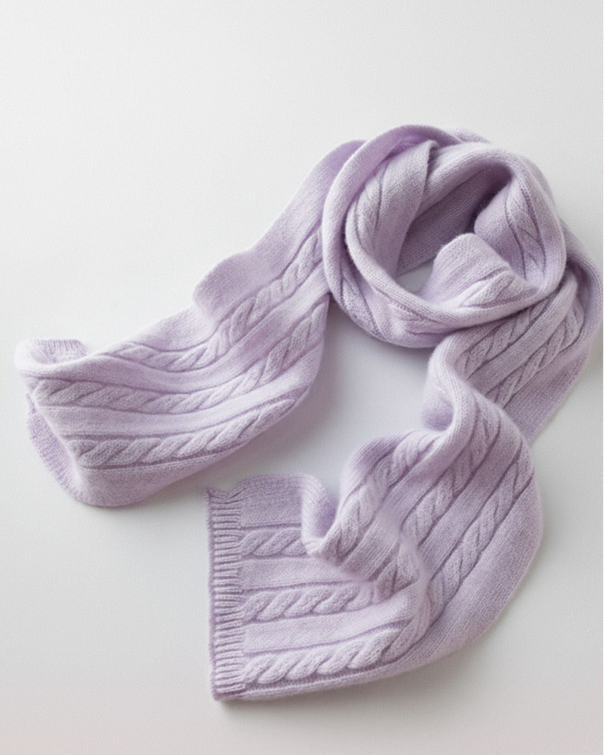 Thickened Long Scarf in 100% Pure Cashmere for Extra Warmth – view 9