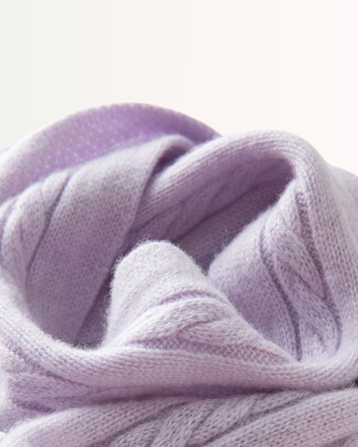 Thickened Long Scarf in 100% Pure Cashmere for Extra Warmth – view 10