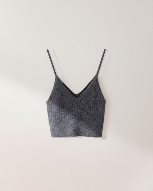 Lightweight Pure Cashmere Knitted Layering Vest Top