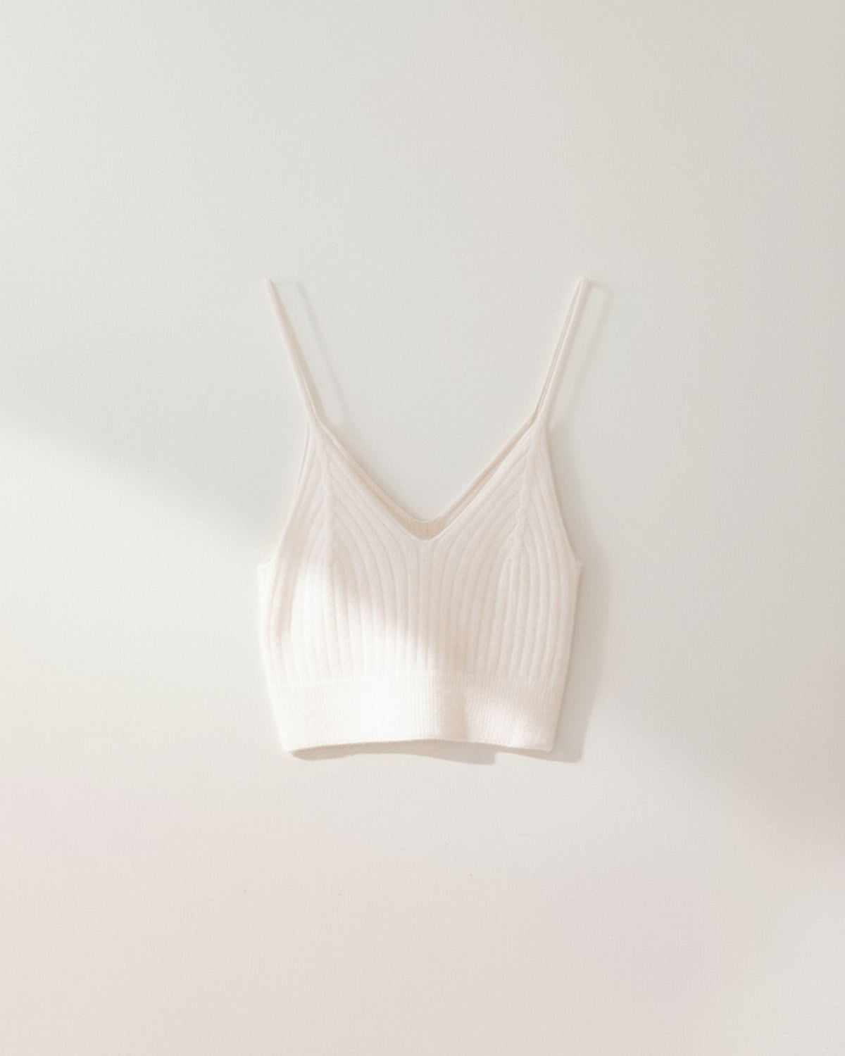 Lightweight Pure Cashmere Knitted Layering Vest Top – view 7