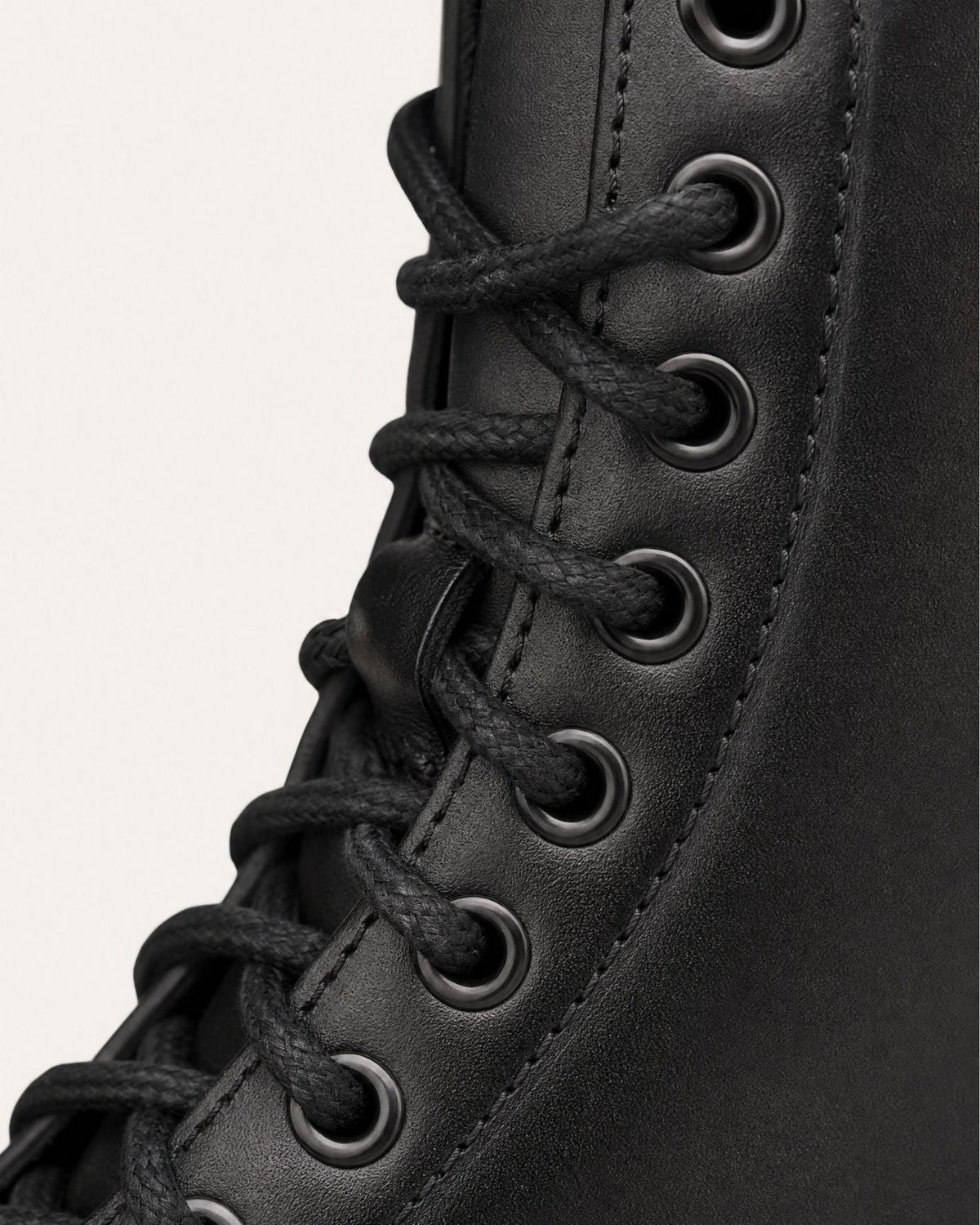 Maria Square Toe Platform Lace-Up Combat Boots with 9cm Heel – view 8