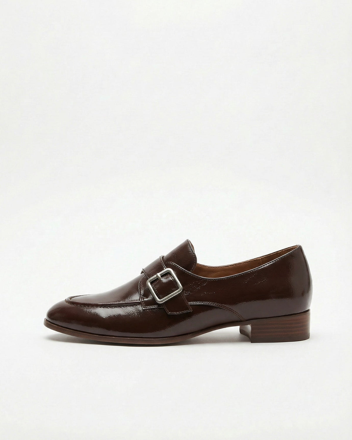 Heritage-Inspired Cowskin Leather Loafers with 3cm Heel