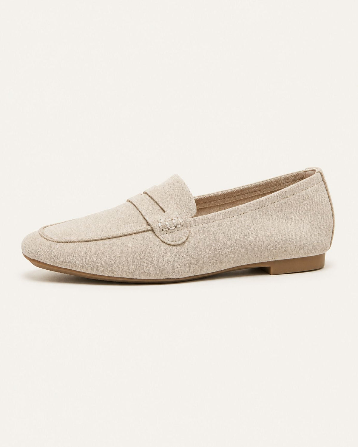 Square Toe Full-Grain Leather Slip-On Loafers with Rubber Sole – view 13