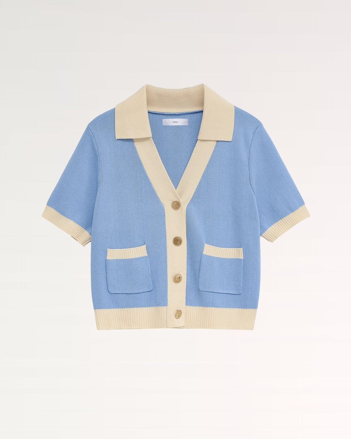 Cannes Semi-Fitted Short Sleeve Polo Shirt – Light Blue