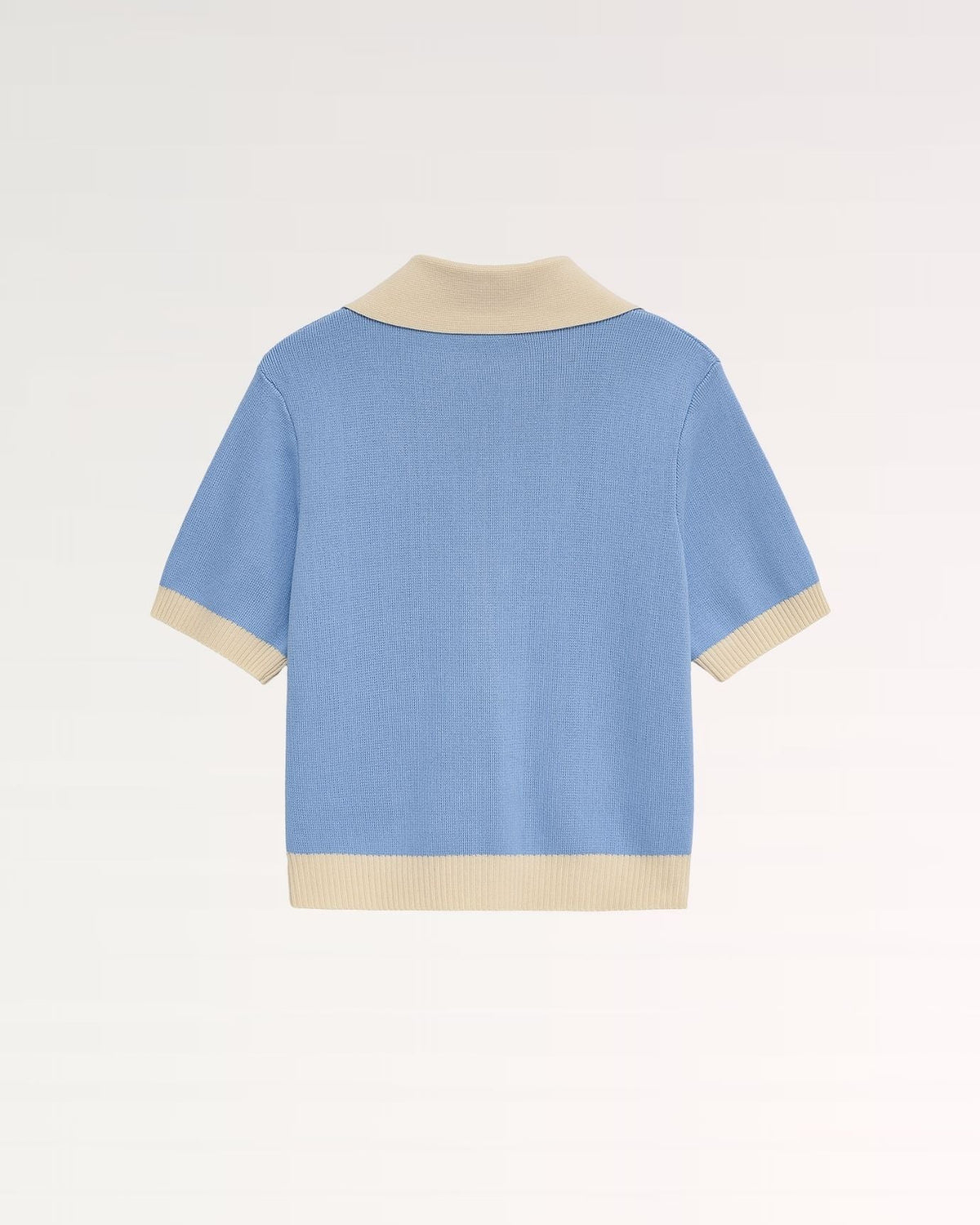 Cannes Semi-Fitted Short Sleeve Polo Shirt – Light Blue