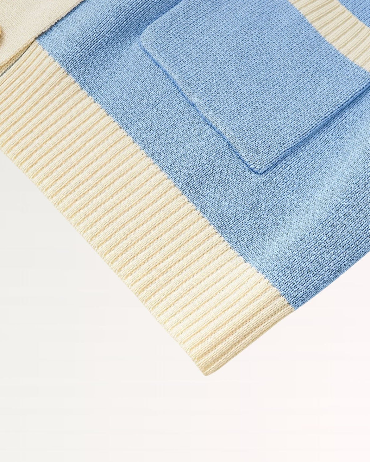 Cannes Semi-Fitted Short Sleeve Polo Shirt – Light Blue – view 7