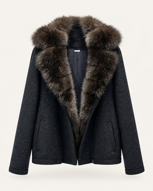 Lina Mid-Length Shearling Coat