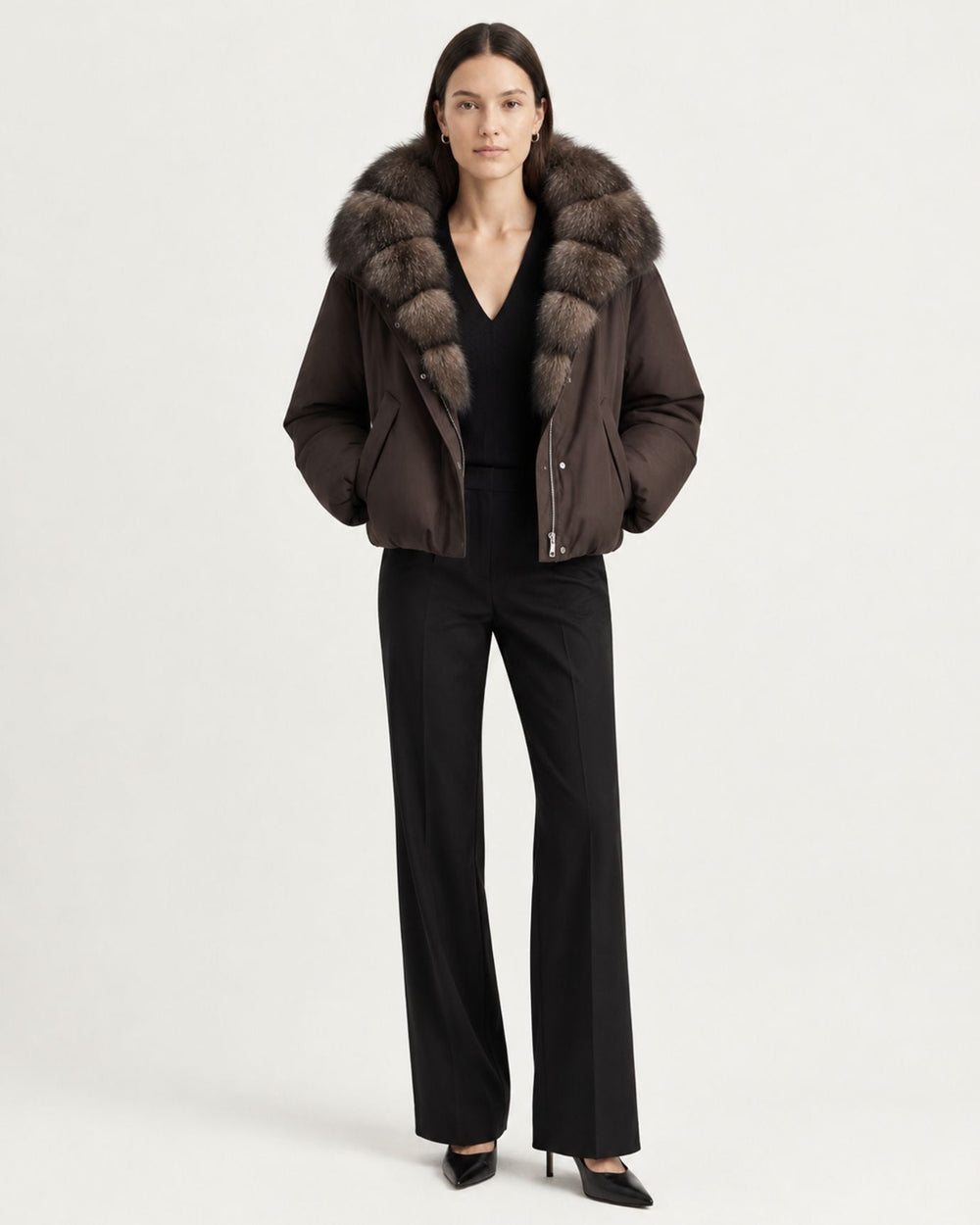 Relaxed-Fit Duck Down Coat