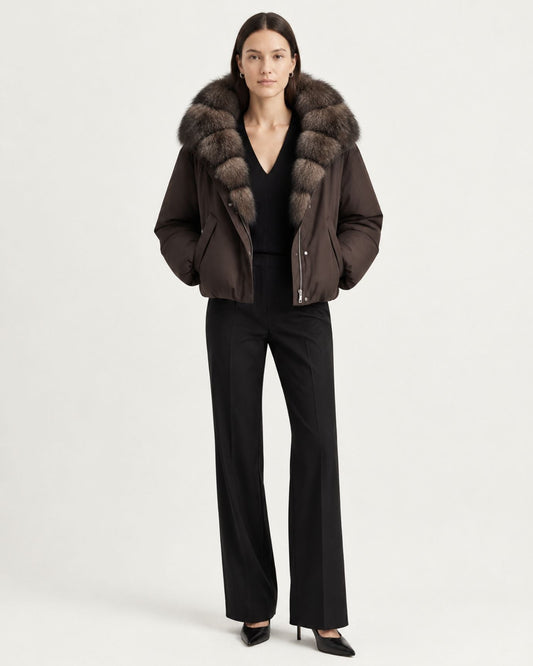 Relaxed-Fit Duck Down Coat – view 2