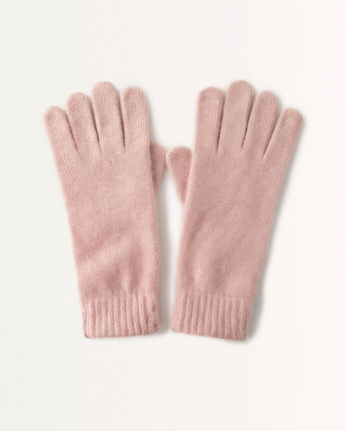 Soft Cold-Proof Pure Cashmere Everyday Winter Gloves – Pink – view 1