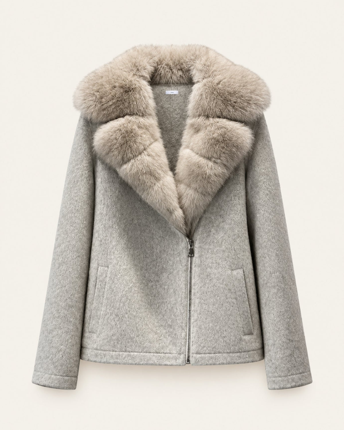 Lina Mid-Length Shearling Coat – view 5