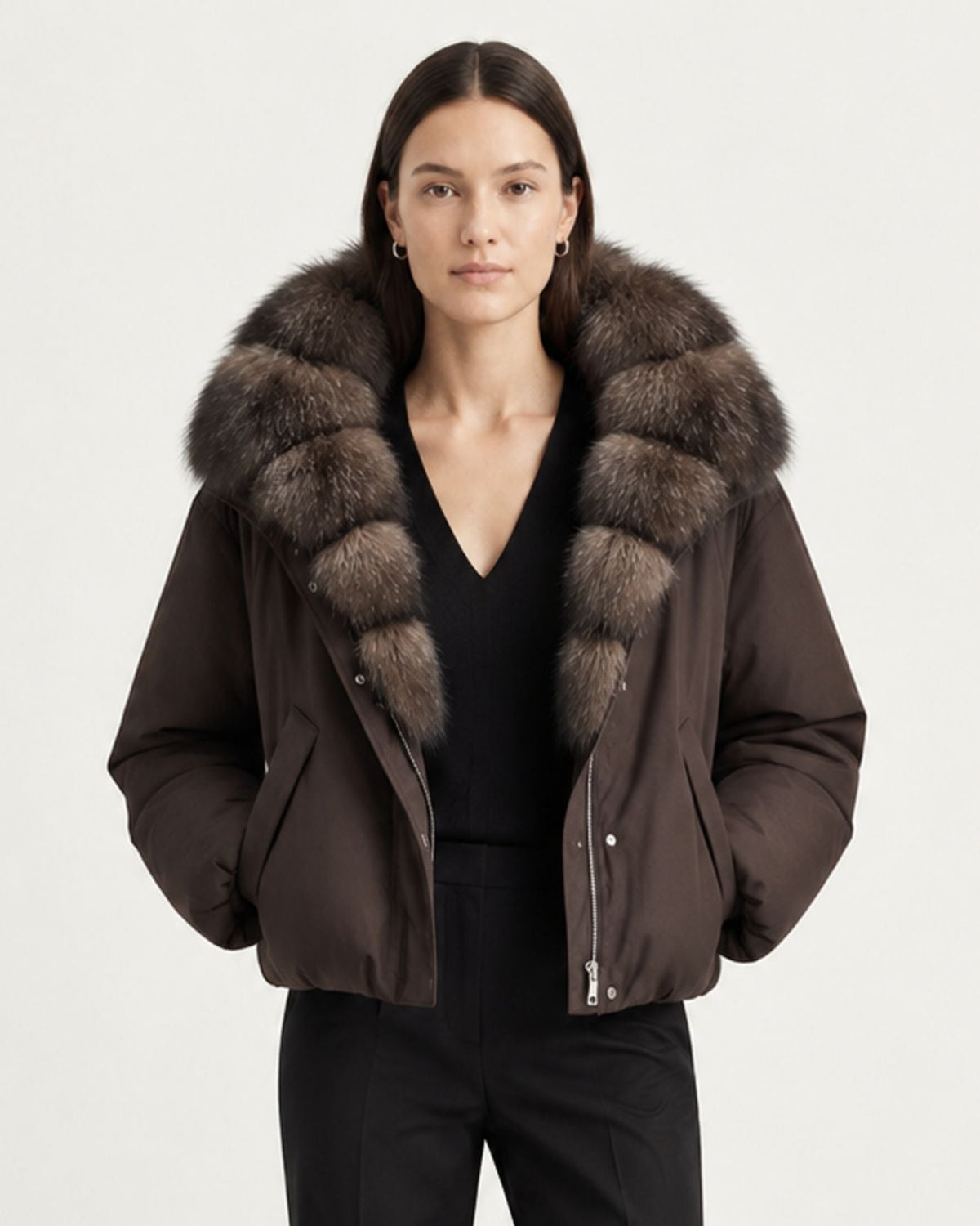 Relaxed-Fit Duck Down Coat – view 3
