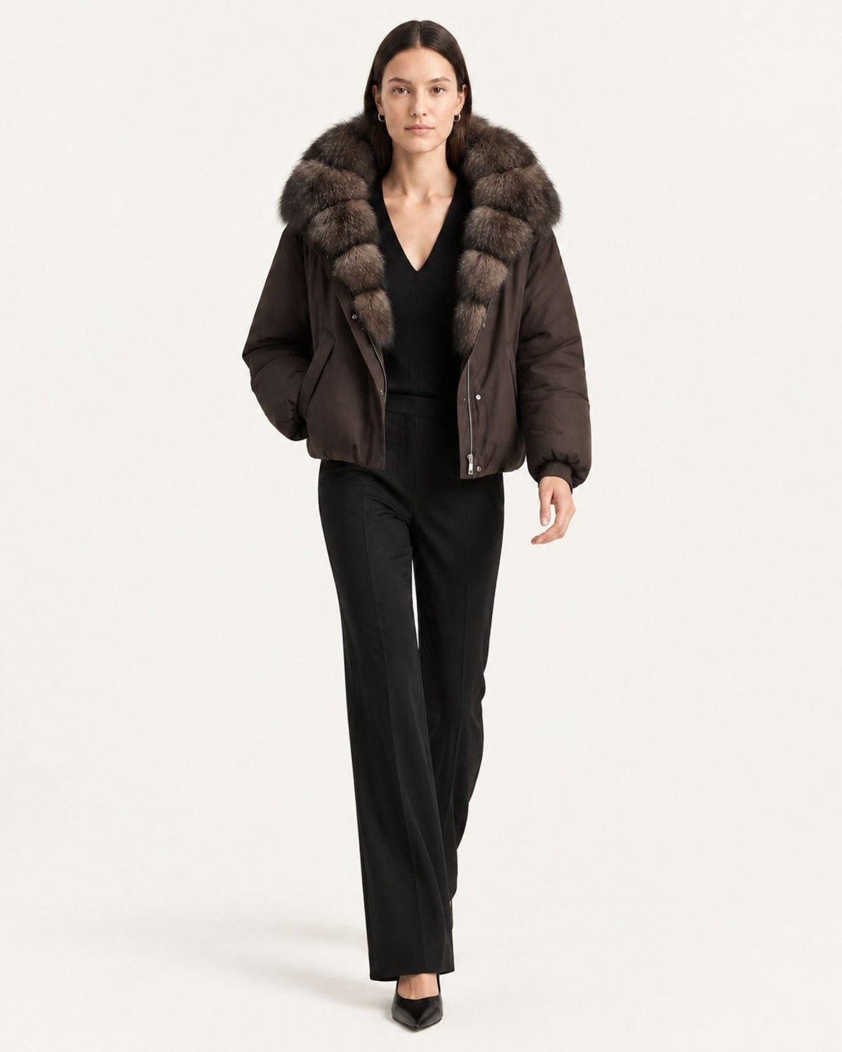 Relaxed-Fit Duck Down Coat – view 4