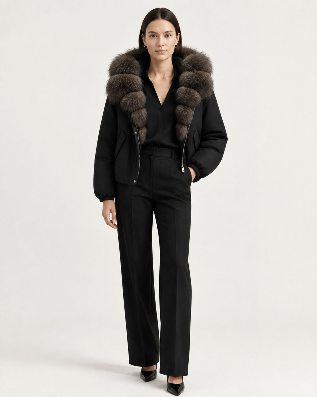Relaxed-Fit Duck Down Coat – view 10