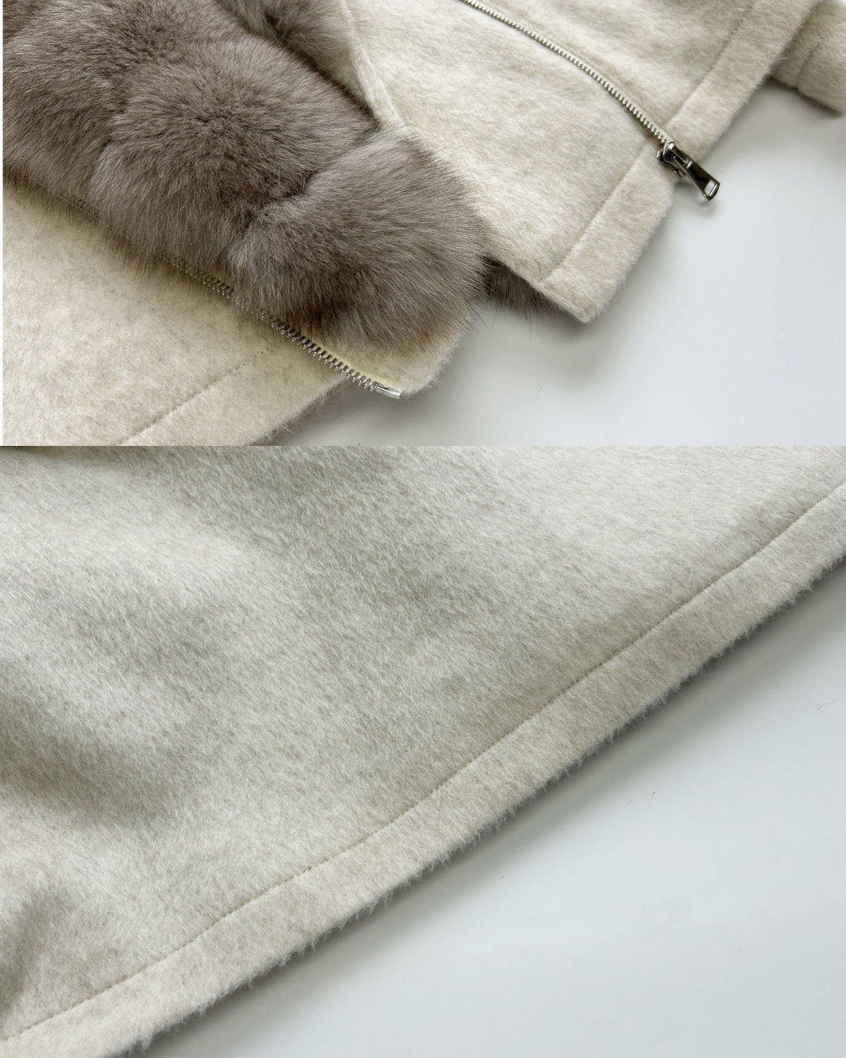 Lina Mid-Length Shearling Coat – view 9