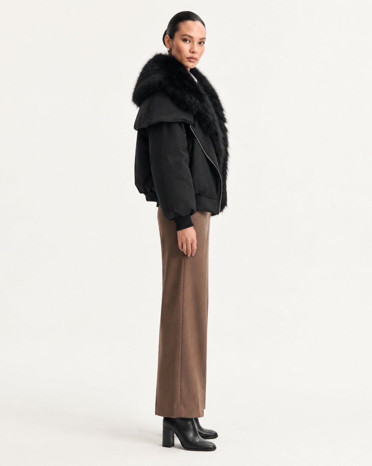 Down Jacket with Cinched Waist – view 7