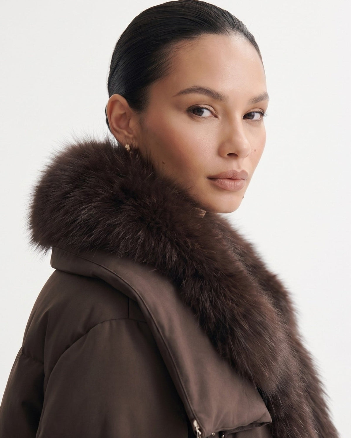 Down Jacket with Cinched Waist – view 12
