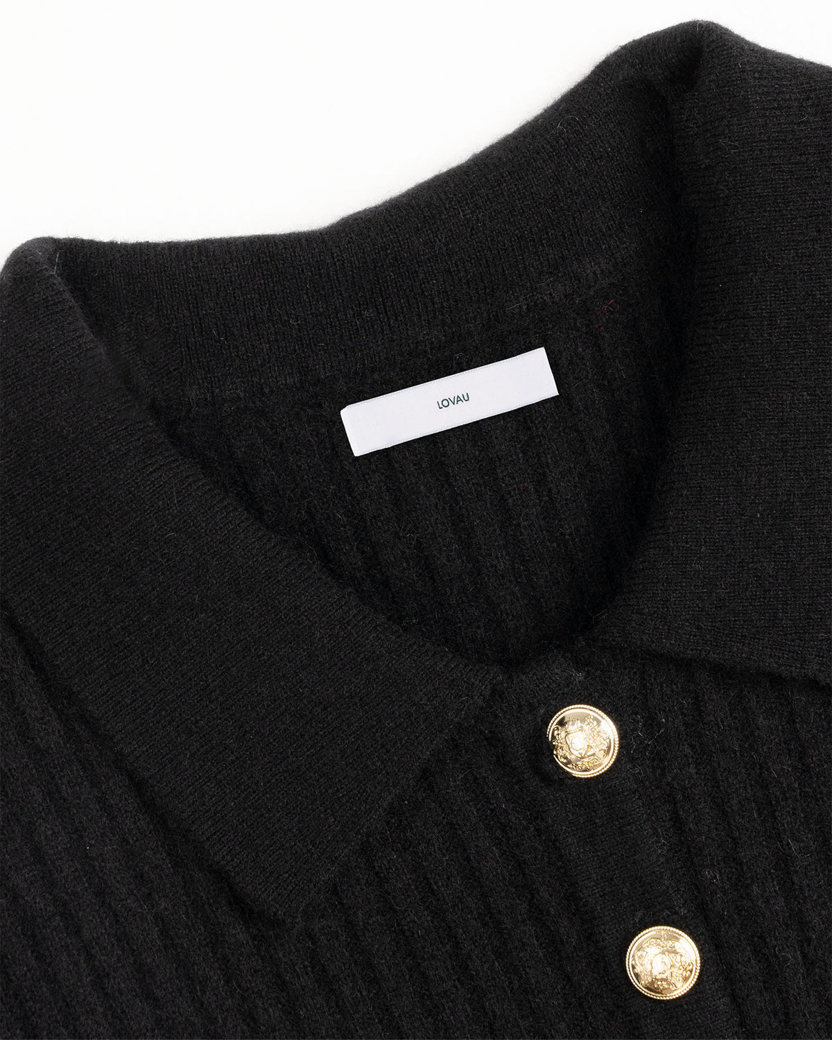 Soft Lightweight Pure Cashmere Polo Collar Top – view 16