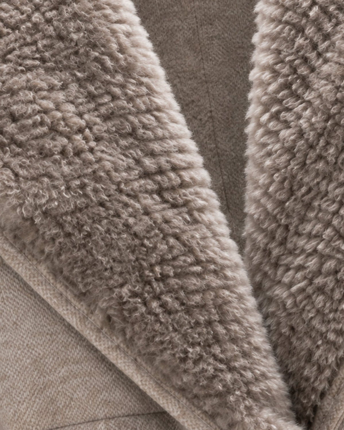 Mid-Length Striped Goose Down Jacket with Hood – view 5