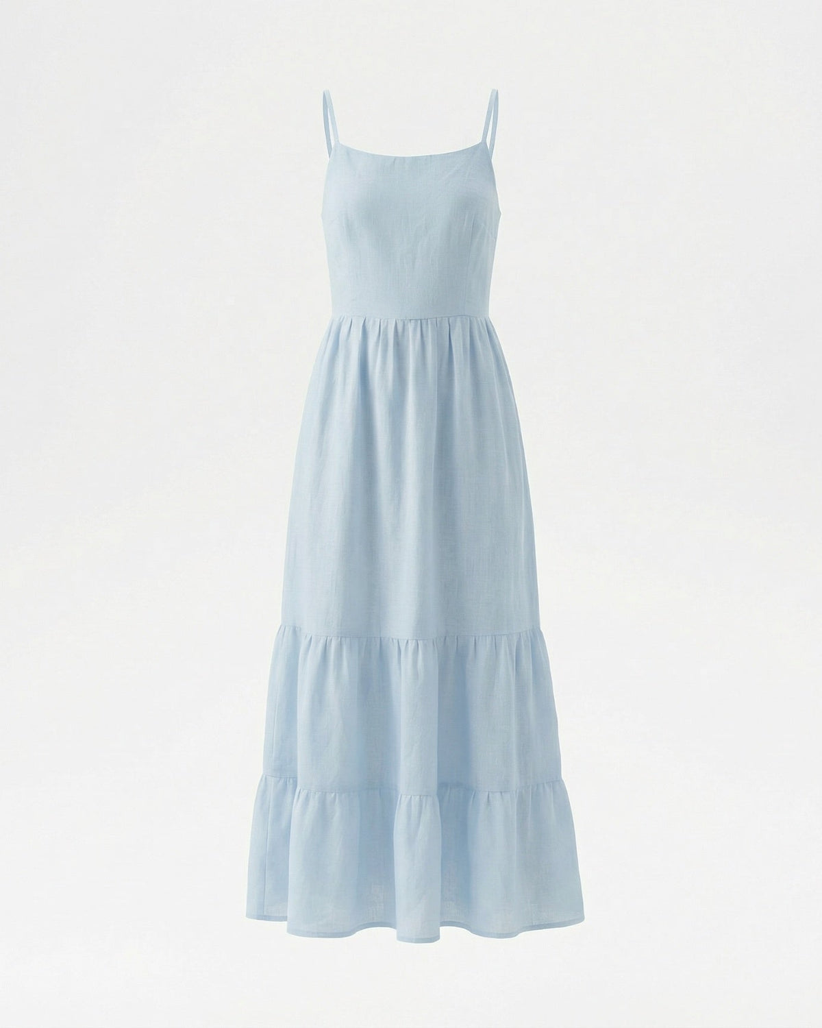 Rhi Linen Blend A-Line Suspender Mini Dress with Adjustable Straps – view 12