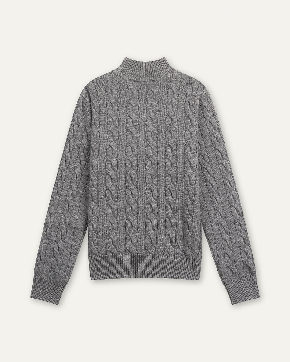 100% Cashmere Lightweight Zip Turtleneck Jumper – view 10