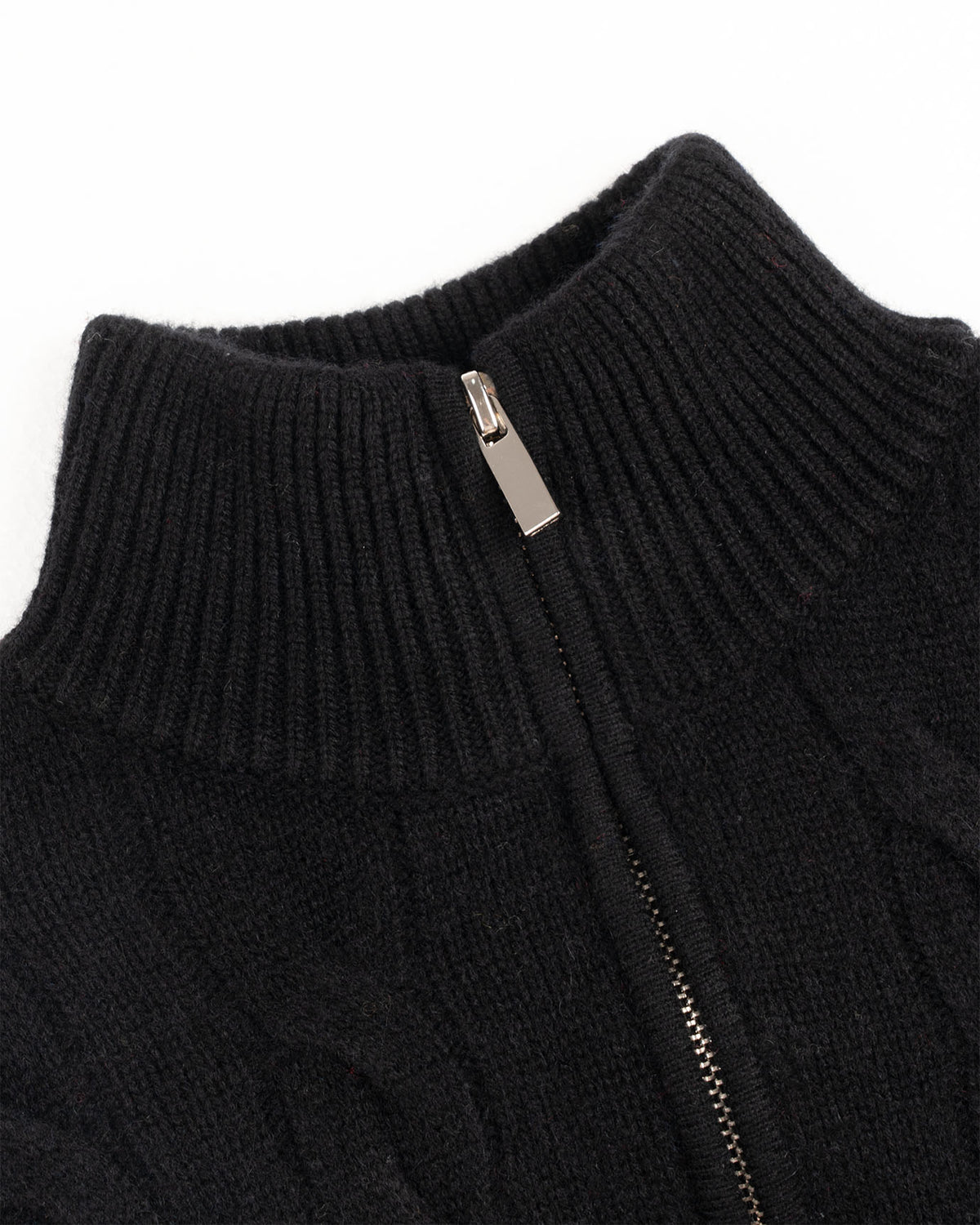 100% Cashmere Lightweight Zip Turtleneck Jumper – view 18
